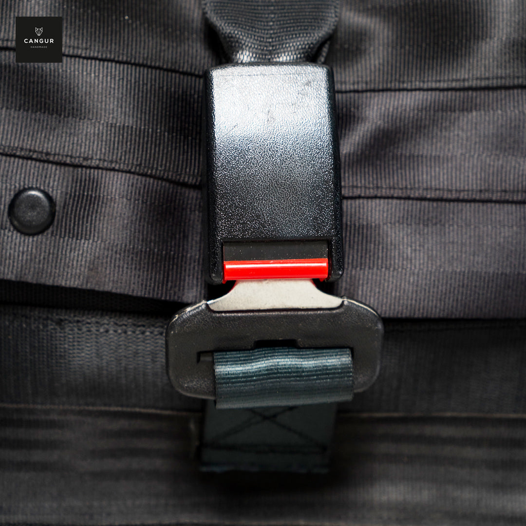 TORBA Fifth Ave z pasów samochodowych